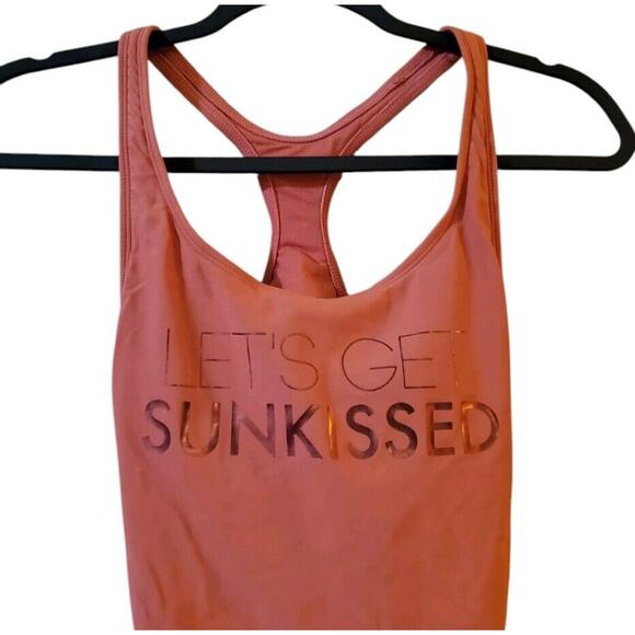 No Boundaries One Piece Swimsuit S Juniors Burnt Orange - Picture 3 of 11